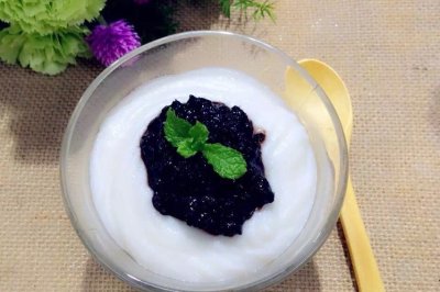 【蓓妈美食】山药蓝莓泥