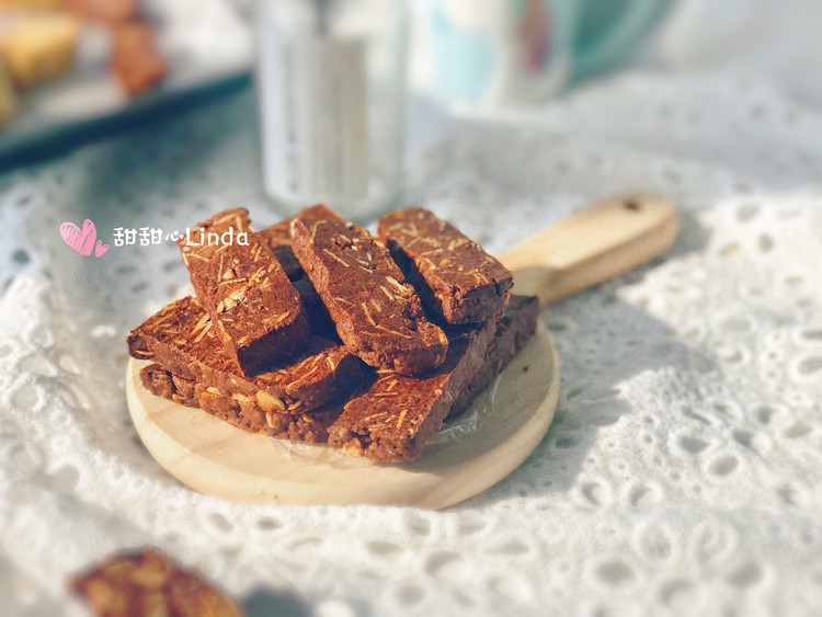 巧克力杏仁酥饼的做法