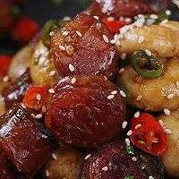 口蘑香肠的做法图解7