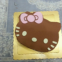 提拉米苏蛋糕HelloKitty的做法图解1