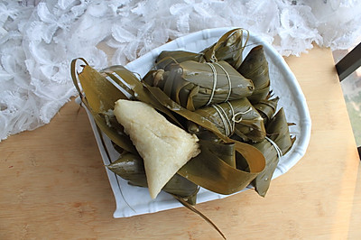 北方传统的红枣粽子