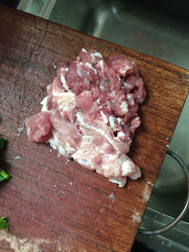 瘦肉手工面的做法图解1