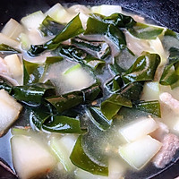 #人人能开小吃店#海带冬瓜香菇鲜肉汤的做法图解6