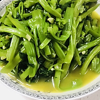 #餐桌上的春日限定#蒜泥空心菜~春天的脆嫩味道的做法图解5