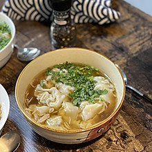 小白菜鲜虾馄饨