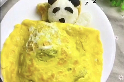 贪睡的熊猫