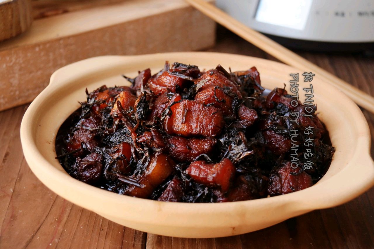 外婆珍藏的梅干菜烧肉做法，简单易学，比红烧肉都好吃 - 哔哩哔哩