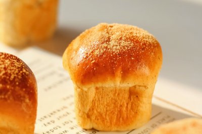 海苔蘑菇头面包 | 汤种法