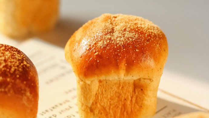 海苔蘑菇头面包 | 汤种法