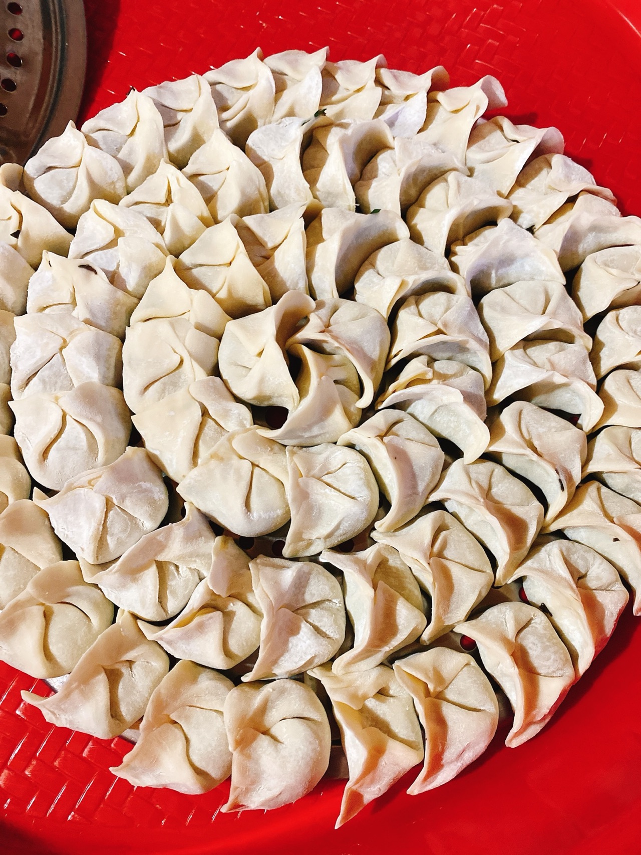 虾仁玉米饺子的做法图解4