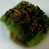蒜茸豆鼓拌凉瓜的做法图解10