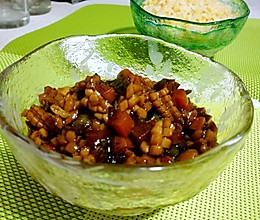 爆汁鱿鱼拌黄金蛋炒饭的做法