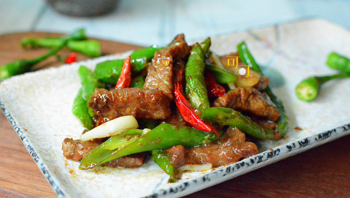 杭椒牛柳：夏天开胃下饭肉菜