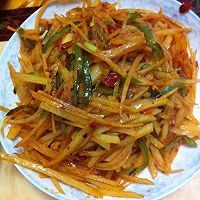 香辣土豆丝的做法图解1