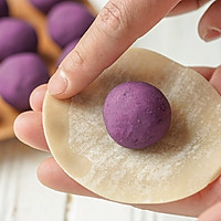 日食记 | 饺子皮紫薯饼的做法图解4