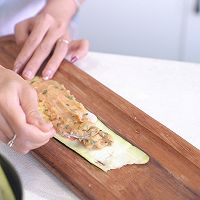 一口爆汁茄子培根鸡肉卷的做法图解10