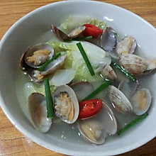 花蛤白菜汤