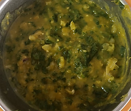 一岁半宝宝辅食 鹅肝南瓜青菜粥的做法