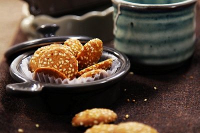 芝麻蛋香小饼