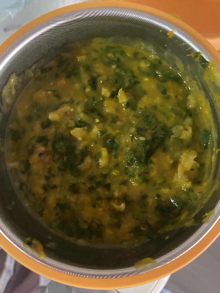 一岁半宝宝辅食 鹅肝南瓜青菜粥的做法