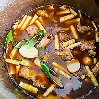 土豆笋子青豆烧排骨的做法图解13