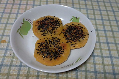 黑芝麻芝士地瓜饼