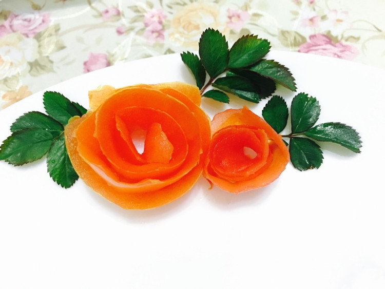 玫瑰花 盘饰的做法