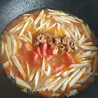 #我心中的冬日限定#番茄肉丝茭白汤的做法图解10