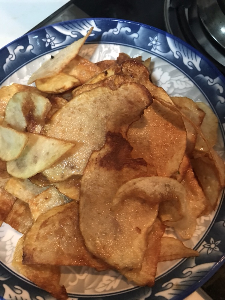 炸土豆片的做法