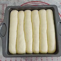 【奶酪牛奶排包】超软棉排包为你补补钙的做法图解10