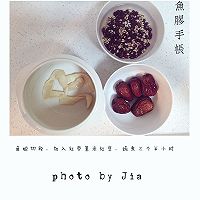 鱼胶炖奶的做法图解4