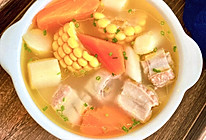 玉米山药排骨汤的做法