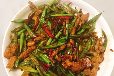 快手下饭菜系列-四季豆炒肉