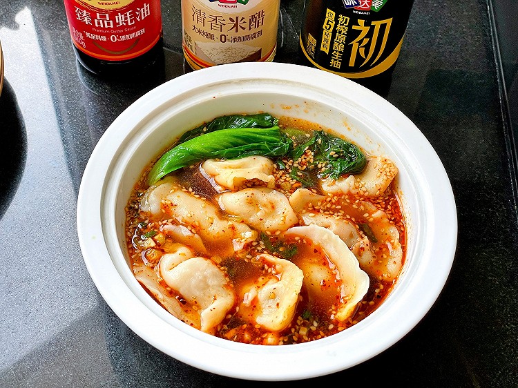 酸汤水饺的做法