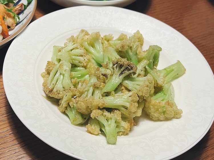 炒花菜的做法