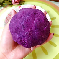紫薯糯米丸子宝宝小零食的做法图解7