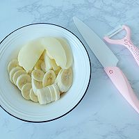 苹果香蕉白桃酱奶昔的做法图解5