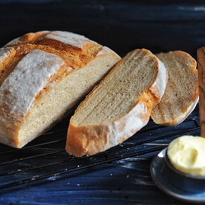 健身狗的正确起床方式-无油全麦乡村loaf