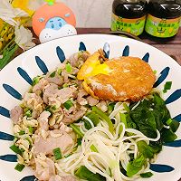 #让宝贝爱上每一顿饭#煎蛋肉片面的做法图解9