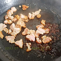 蒜辣青豆生炒肉的做法图解4