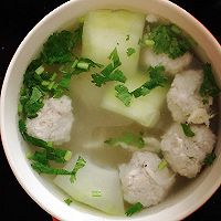 冬瓜丸子汤的做法图解3