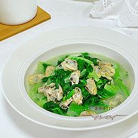 蛤蜊肉小白菜的做法图解8