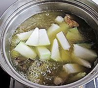 荷叶鸭肉冬瓜汤-大暑养生的做法图解9