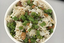 青豆角炒饭的做法