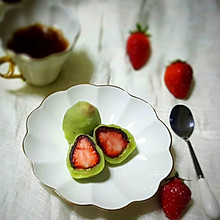 草莓巧克力大福