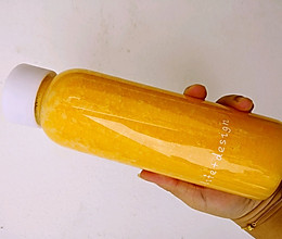 百香果黄桃汁的做法
