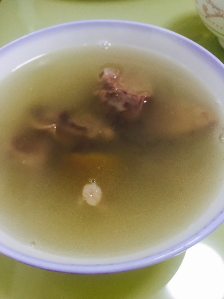 青橄榄猪肺汤的做法