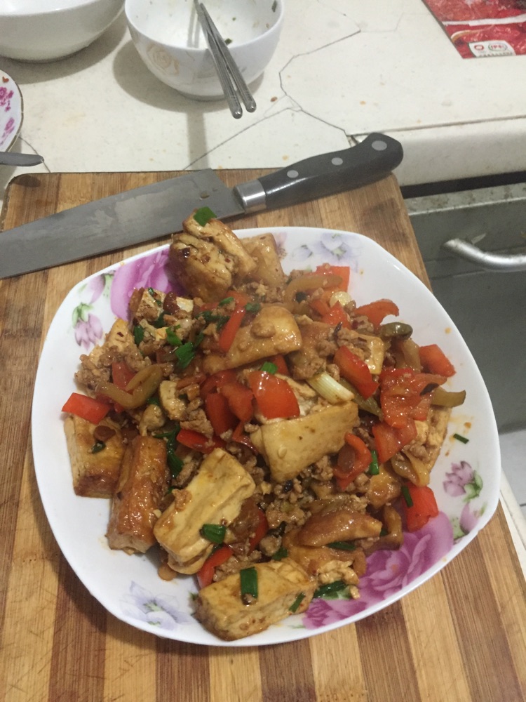 肉末臭干子