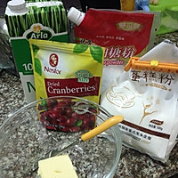 蔓越莓饼的做法图解1