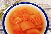 #中小学生营养餐#冰糖炖木瓜的做法